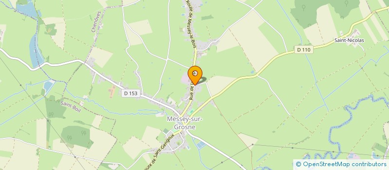 localisation de l'entreprise MONSIEUR VINCENT GRIZARD  MESSEY-SUR-GROSNE