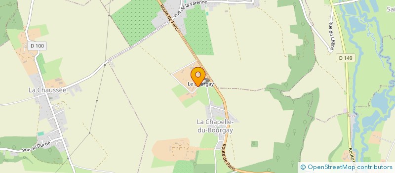 localisation de l'entreprise MONSIEUR VINCENT GRIZARD  LA CHAPELLE-DU-BOURGAY