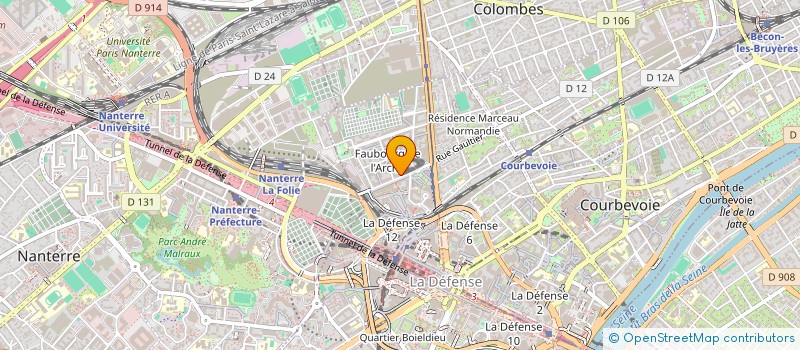 localisation de l'entreprise MONSIEUR VINCENT GROB à COURBEVOIE
