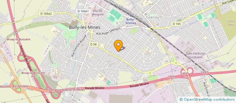 localisation de l'entreprise MONSIEUR VINCENT GRONIER  BULLY-LES-MINES