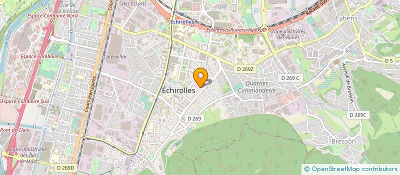 localisation de l'entreprise MONSIEUR VINCENT GROS à ECHIROLLES