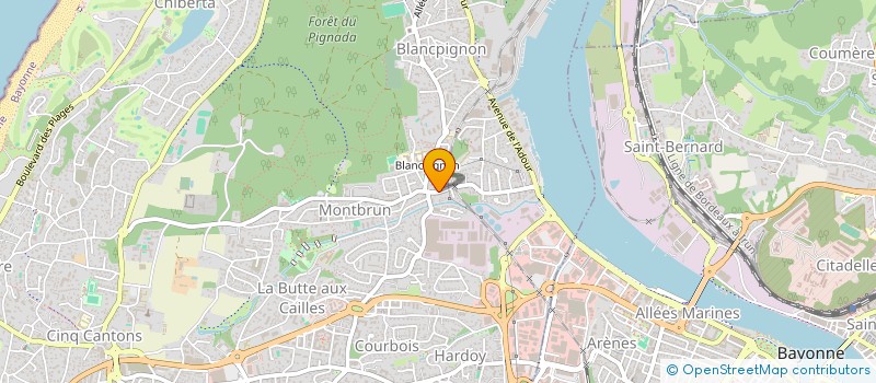 localisation de l'entreprise MONSIEUR VINCENT GROSDEMOUGE  ANGLET