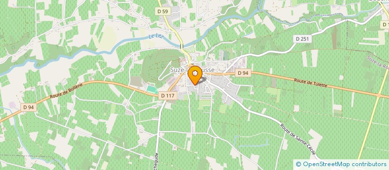 localisation de l'entreprise MONSIEUR VINCENT GROSSEMY  SUZE-LA-ROUSSE