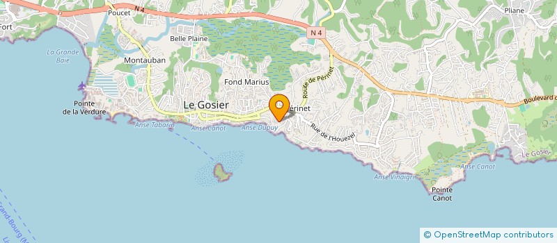 localisation de l'entreprise MONSIEUR VINCENT GUEGAN  CAUDAN