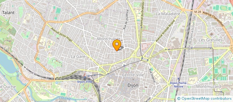 localisation de l'entreprise MONSIEUR VINCENT GUENOT à DIJON