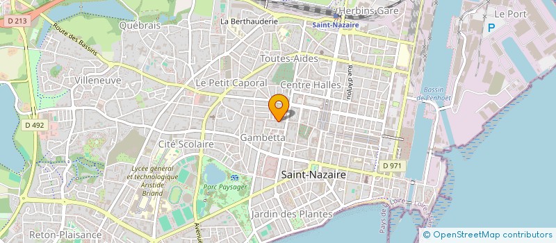 localisation de l'entreprise MONSIEUR VINCENT GUERAICHE à SAINT-NAZAIRE