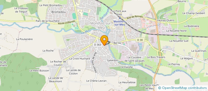 localisation de l'entreprise MONSIEUR VINCENT GUERIN à MONTFORT-SUR-MEU