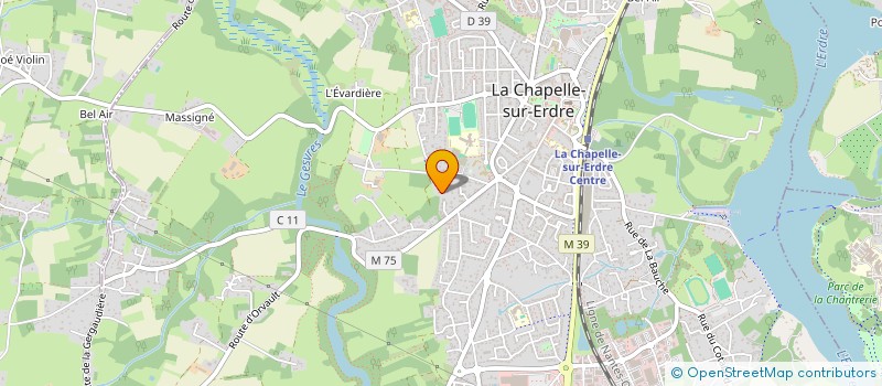 localisation de l'entreprise MONSIEUR VINCENT GUERIN à LA CHAPELLE-SUR-ERDRE