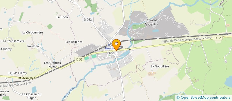 localisation de l'entreprise MONSIEUR VINCENT GUERIN  NEAU