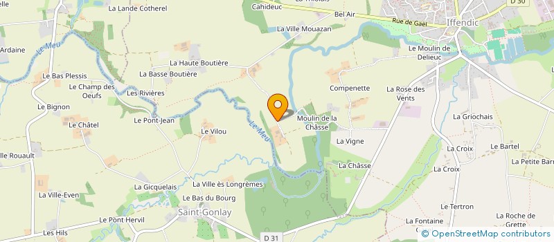 localisation de l'entreprise MONSIEUR VINCENT GUERIN à IFFENDIC