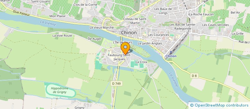 localisation de l'entreprise MONSIEUR VINCENT GUERRIER  CHINON