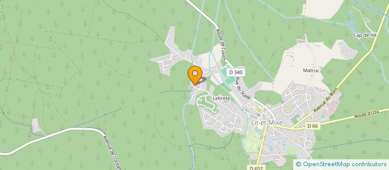 localisation de l'entreprise MONSIEUR VINCENT GUIBERT  LIT-ET-MIXE