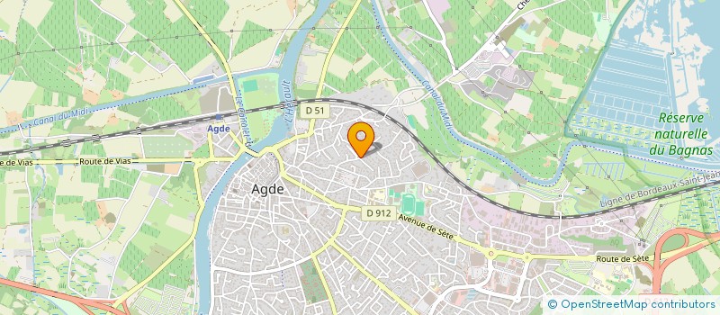 localisation de l'entreprise MONSIEUR VINCENT GUIGOU à AGDE