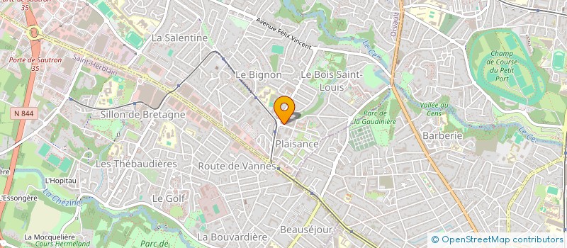 localisation de l'entreprise MONSIEUR VINCENT GUIL à ORVAULT