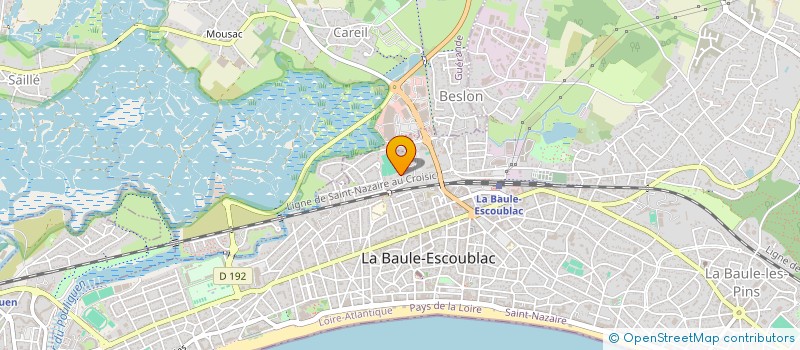 localisation de l'entreprise MONSIEUR VINCENT GUILBAULT à LA BAULE-ESCOUBLAC