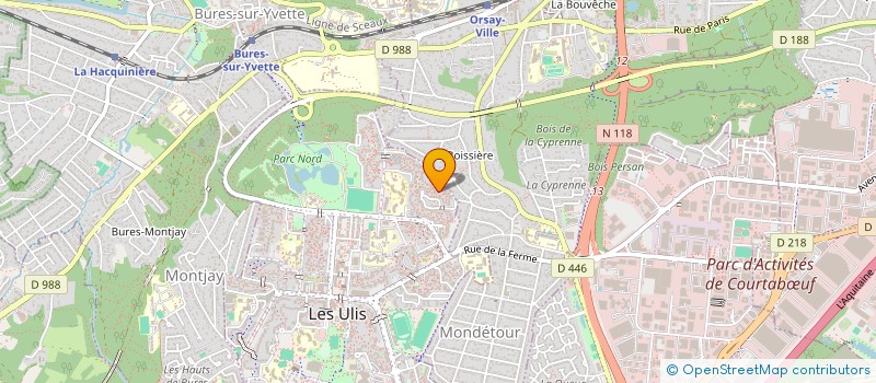 localisation de l'entreprise MONSIEUR VINCENT GUILLARD à LES ULIS