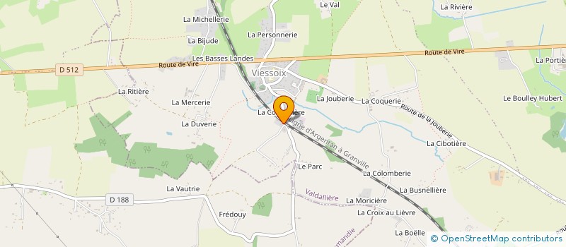 localisation de l'entreprise MONSIEUR VINCENT GUILLEMET  VALDALLIERE