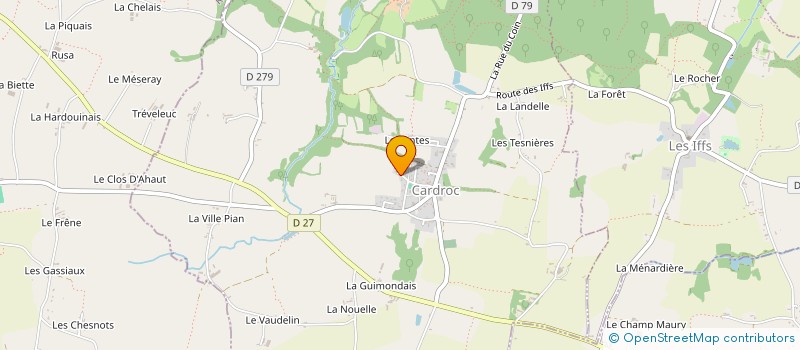 localisation de l'entreprise MONSIEUR VINCENT GUILLEMOIS  CARDROC