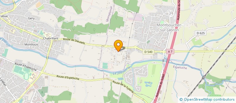 localisation de l'entreprise MONSIEUR VINCENT GUILLERMIN à MONTBOUCHER-SUR-JABRON