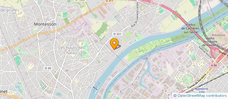 localisation de l'entreprise MONSIEUR VINCENT GUILLERY  CARRIERES-SUR-SEINE