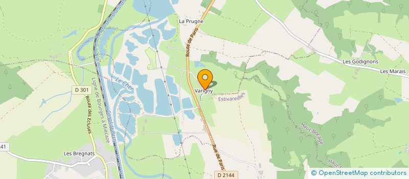 localisation de l'entreprise MONSIEUR VINCENT GUILLET  ESTIVAREILLES