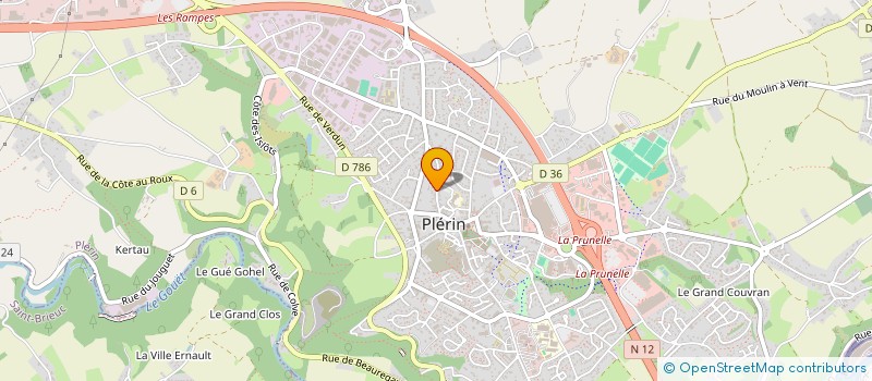 localisation de l'entreprise MONSIEUR VINCENT GUILLOPE  PLERIN