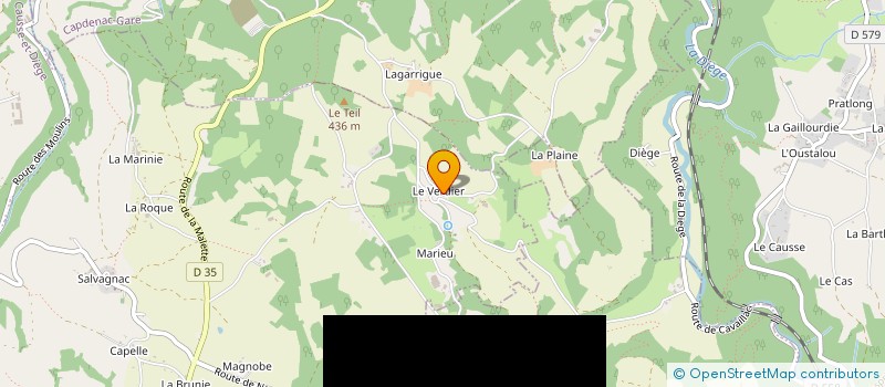 localisation de l'entreprise MONSIEUR VINCENT GUILLUY  CAUSSE-ET-DIEGE