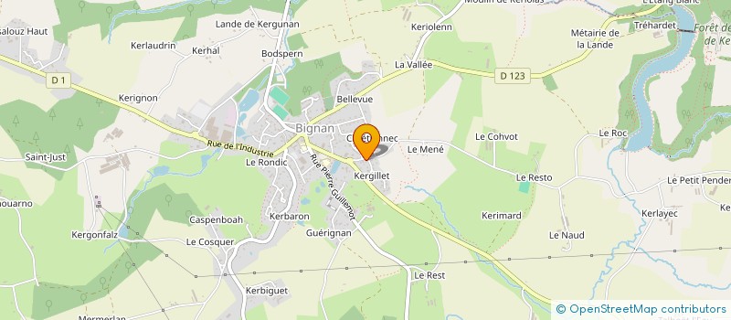 localisation de l'entreprise MONSIEUR VINCENT GUIMARD  BIGNAN