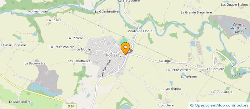 localisation de l'entreprise MONSIEUR VINCENT GUINAUDEAU  SEVREMOINE