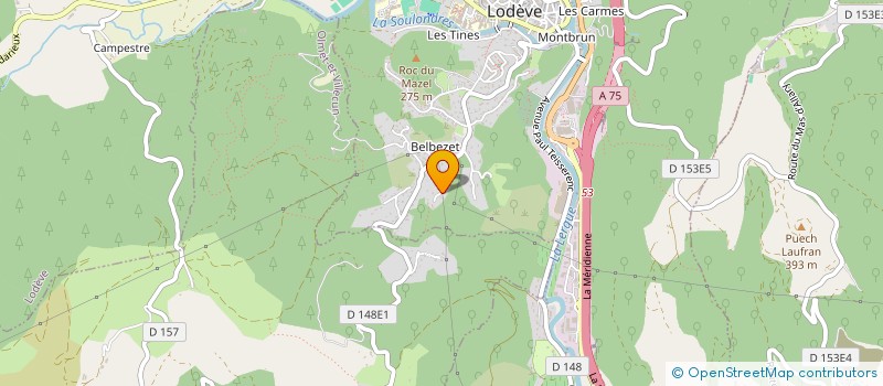 localisation de l'entreprise MONSIEUR VINCENT GUIPPONI à LODEVE