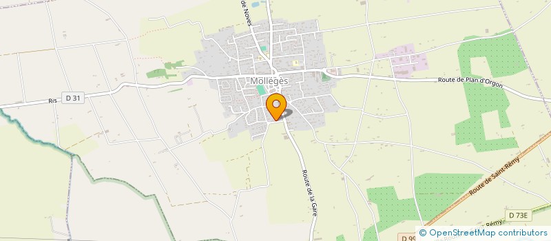localisation de l'entreprise MONSIEUR VINCENT GUISLAIN  MOLLEGES