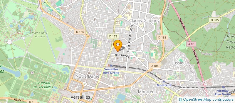 localisation de l'entreprise MONSIEUR VINCENT GUIVARCH à VERSAILLES