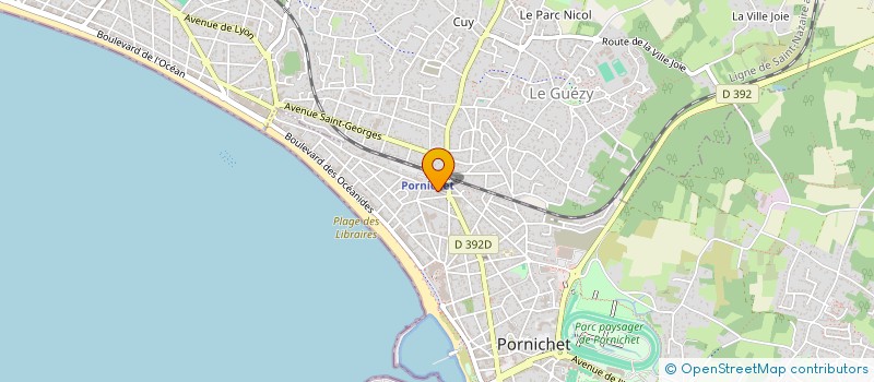 localisation de l'entreprise MONSIEUR VINCENT GUIZIOU  PORNICHET