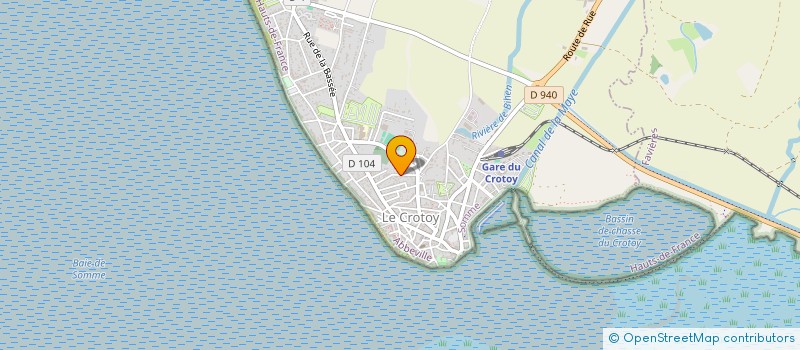 localisation de l'entreprise MONSIEUR VINCENT GUTTMANN  LE CROTOY