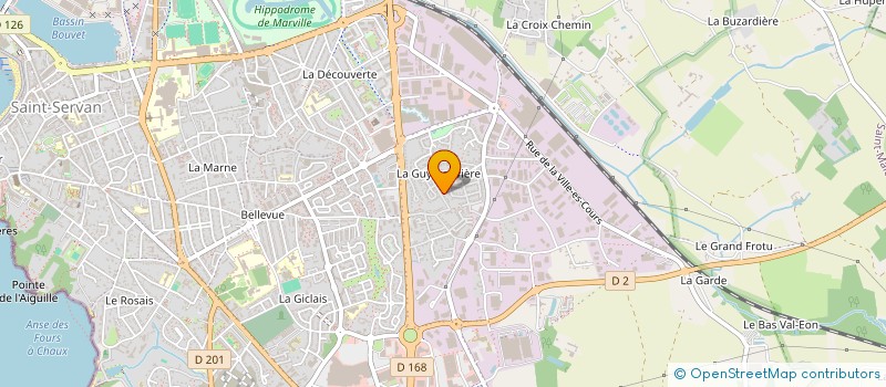 localisation de l'entreprise MONSIEUR VINCENT GUYOMARC H  SAINT-MALO