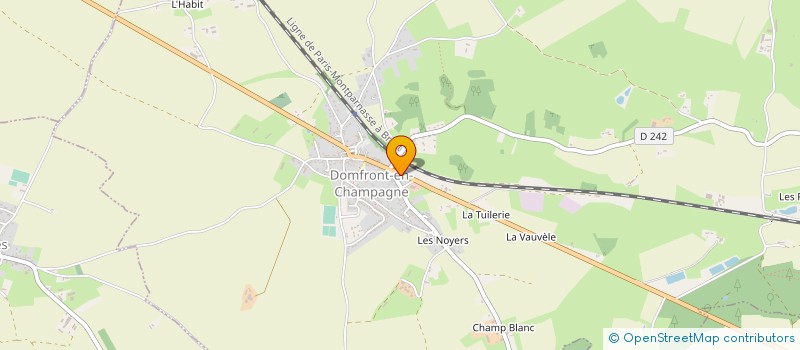 localisation de l'entreprise MONSIEUR VINCENT GUYOMARD à DOMFRONT-EN-CHAMPAGNE