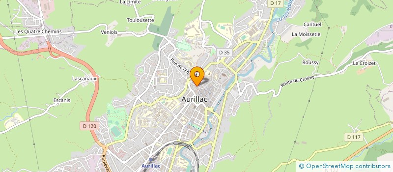 localisation de l'entreprise MONSIEUR VINCENT GYRE à AURILLAC