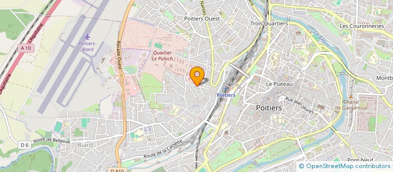 localisation de l'entreprise MONSIEUR VINCENT HABRYN  POITIERS