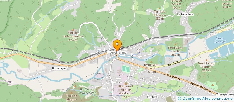 localisation de l'entreprise MONSIEUR VINCENT HAFFNER  RONCHAMP