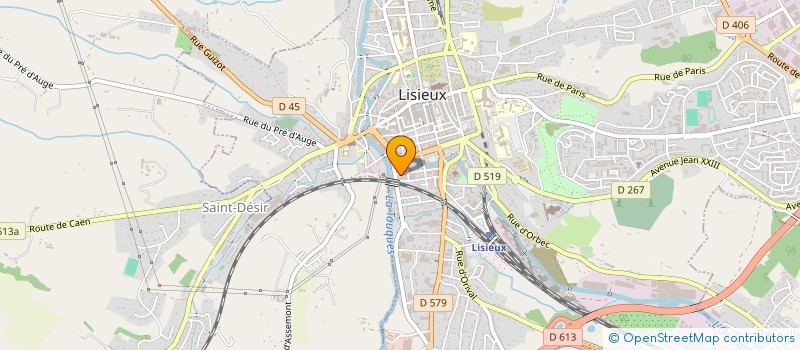 localisation de l'entreprise MONSIEUR VINCENT HAGLON à LISIEUX