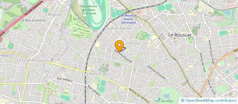 localisation de l'entreprise MONSIEUR VINCENT HALPHEN  LE BOUSCAT