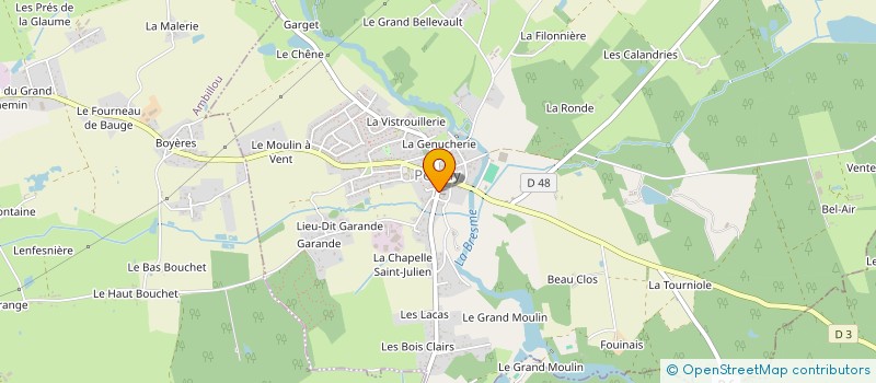 localisation de l'entreprise MONSIEUR VINCENT HAMON  PERNAY