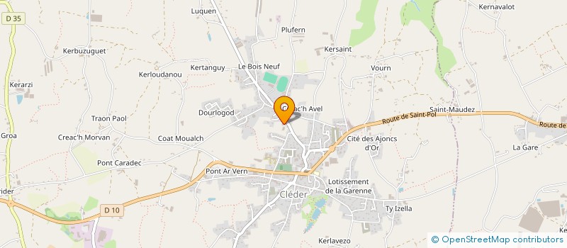 localisation de l'entreprise MONSIEUR VINCENT HANAT  CLEDER