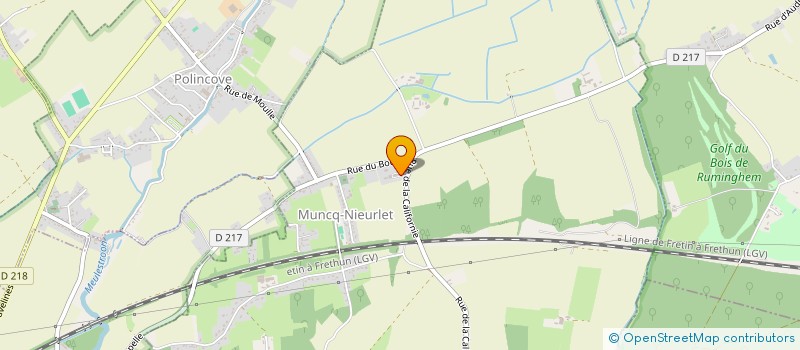 localisation de l'entreprise MONSIEUR VINCENT HANNOTEL  MUNCQ-NIEURLET