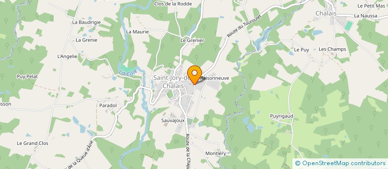 localisation de l'entreprise MONSIEUR VINCENT HANNOUN  SAINT-JORY-DE-CHALAIS
