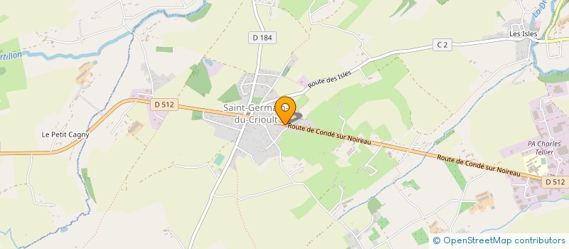 localisation de l'entreprise MONSIEUR VINCENT HARDY  CONDE-EN-NORMANDIE