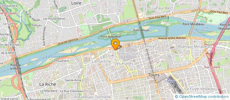 localisation de l'entreprise MONSIEUR VINCENT HARDY  TOURS