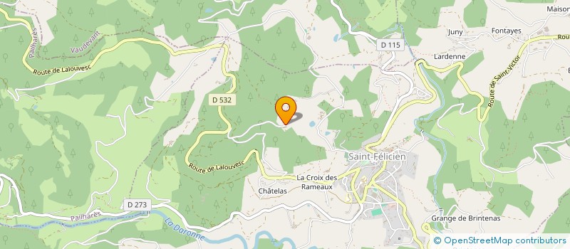 localisation de l'entreprise MONSIEUR VINCENT HARICHE  SAINT-FELICIEN