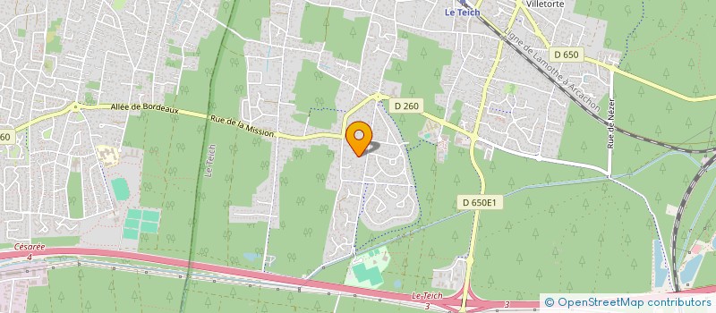 localisation de l'entreprise MONSIEUR VINCENT HARRIBEY à LE TEICH