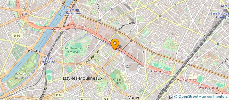 localisation de l'entreprise MONSIEUR VINCENT HAUGUEL à ISSY-LES-MOULINEAUX